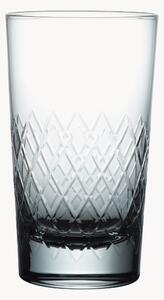 Set di 4 bicchieri da long drink in cristallo soffiato Lattice