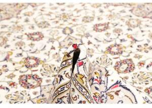 Tappeto Kashan Medaglione Floreale Avorio Beige 200x300 Cm