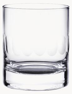 Set di 2 bicchieri da whisky in cristallo soffiato Lens