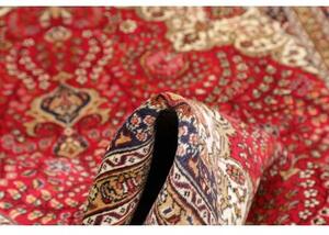 Tappeto Tabriz Medaglione Floreale Rosso Blu Scuro 203x298 Cm