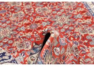 Tappeto Kashan Floreale Rosso Blu Scuro 197x295 Cm