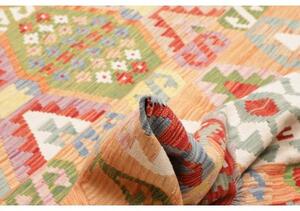Tappeto Kilim Stilizzato Arancione Multicolore 206x292 Cm
