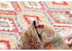 Tappeto Kilim Stilizzato Multicolore 198x296 Cm