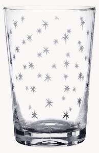 Set di 6 bicchieri in cristallo soffiato Stars