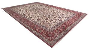 Tappeto Isfahan Stilizzato Avorio Rosso 368x524 Cm