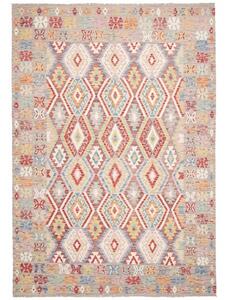 Tappeto Kilim Stilizzato Multicolore 198x296 Cm
