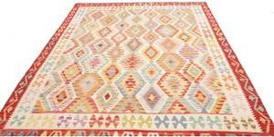 Tappeto Kilim Geometrico Multicolore 204x290 Cm
