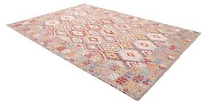 Tappeto Kilim Stilizzato Multicolore 198x296 Cm