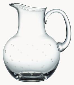Caraffa in cristallo soffiato Stars, 2 L