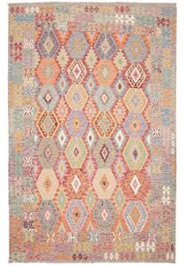 Tappeto Kilim Geometrico Multicolore 196x294 Cm
