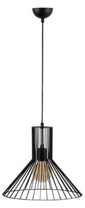 Lampadario nero con paralume in metallo ø 38 cm Fellini – Opviq lights