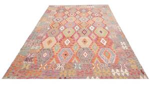 Tappeto Kilim Geometrico Multicolore 196x294 Cm