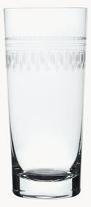 Set di 4 bicchieri da long drink in cristallo soffiato Ovals