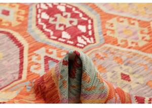 Tappeto Kilim Stilizzato Arancione Multicolore 255x296 Cm