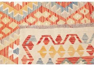 Tappeto Kilim Geometrico Terracotta Arancione 210x295 Cm