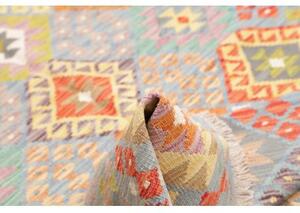 Tappeto Kilim Geometrico Celeste Multicolore 148x194 Cm