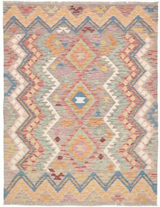 Tappeto Kilim Geometrico Tortora Multicolore 150x196 Cm