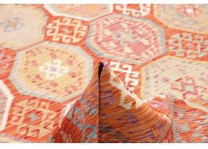 Tappeto Kilim Stilizzato Ruggine Beige 198x286 Cm