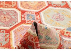 Tappeto Kilim Stilizzato Mattone Multicolore 207x300 Cm