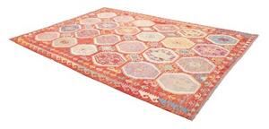 Tappeto Kilim Stilizzato Mattone Multicolore 207x300 Cm