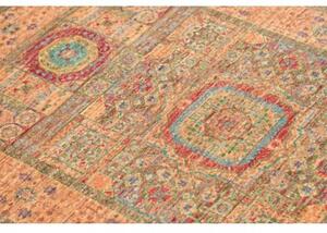 Tappeto Kairo Geometrico Arancione Rosso 82x128 Cm