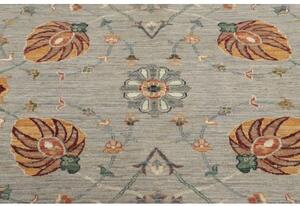 Tappeto Zigler Fine Floreale Grigio Multicolore 385x481 Cm