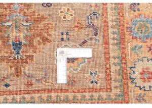 Tappeto Kazak Fine Stilizzato Marrone Rossiccio Blu 80x127 Cm