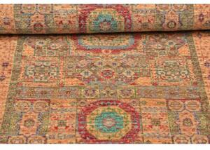 Tappeto Kairo Geometrico Arancione Rosso 82x128 Cm