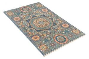Tappeto Kairo Stilizzato Blu Petrolio Beige 80x126 Cm