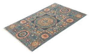 Tappeto Kairo Stilizzato Blu Petrolio Beige 80x126 Cm