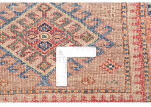 Tappeto Kazak Fine Stilizzato Ruggine Blu Petrolio 78x120 Cm