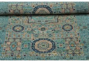 Tappeto Kairo Stilizzato Turchese Blu Scuro 80x122 Cm