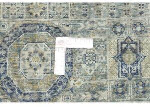 Tappeto Kairo Medaglione Blu Petrolio Beige 79x125 Cm