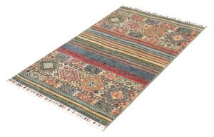 Tappeto Istintia Geometrico Blu Petrolio Terracotta 79x124 Cm