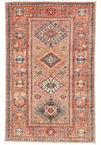 Tappeto Kazak Fine Stilizzato Ruggine Blu Petrolio 78x120 Cm