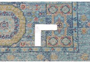 Tappeto Kairo Medaglione Verde Petrolio Beige 80x121 Cm
