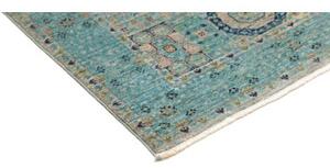 Tappeto Kairo Stilizzato Turchese Blu Scuro 80x122 Cm