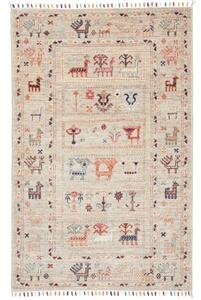 Tappeto Istintia Figurativo Beige Rosso Mattone 79x123 Cm