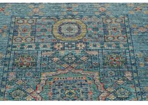Tappeto Kairo Medaglione Verde Petrolio Beige 80x121 Cm