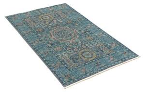 Tappeto Kairo Medaglione Verde Petrolio Beige 80x121 Cm