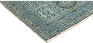 Tappeto Kairo Medaglione Blu Petrolio Beige 79x125 Cm