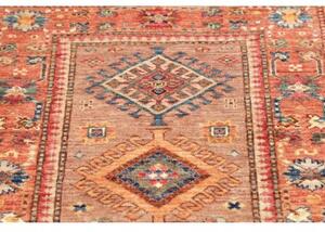 Tappeto Kazak Fine Stilizzato Ruggine Blu Petrolio 78x120 Cm