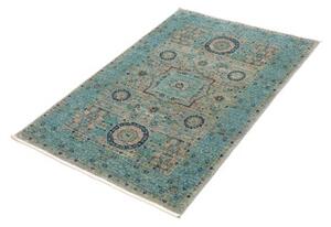 Tappeto Kairo Stilizzato Turchese Blu Scuro 80x122 Cm