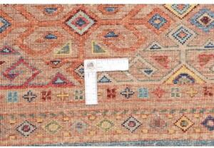 Tappeto Istintia Geometrico Rosso Mattone Blu Cobalto 100x146 Cm