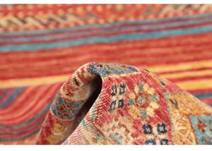 Tappeto Istintia Geometrico Rosso Mattone Blu Petrolio 96x148 Cm