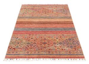Tappeto Istintia Geometrico Rosso Mattone Blu Cobalto 100x146 Cm