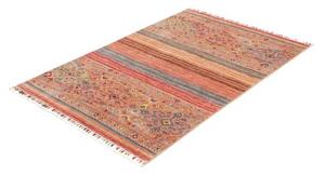 Tappeto Istintia Geometrico Rosso Mattone Blu Cobalto 100x146 Cm