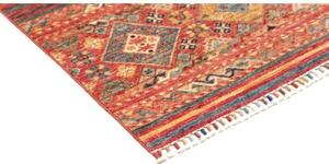 Tappeto Istintia Geometrico Rosso Mattone Blu Petrolio 96x148 Cm