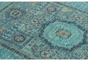 Tappeto Kairo Stilizzato Turchese Blu 103x150 Cm