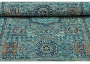 Tappeto Kairo Stilizzato Turchese Blu 103x150 Cm